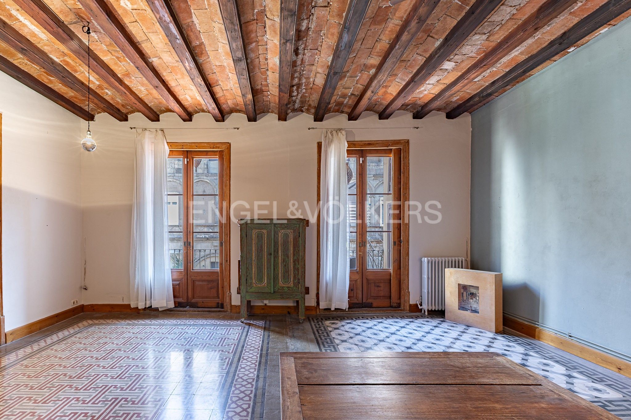Living room of Apartment to rent in  Barcelona Capital  with Air Conditioner, Heating and Terrace