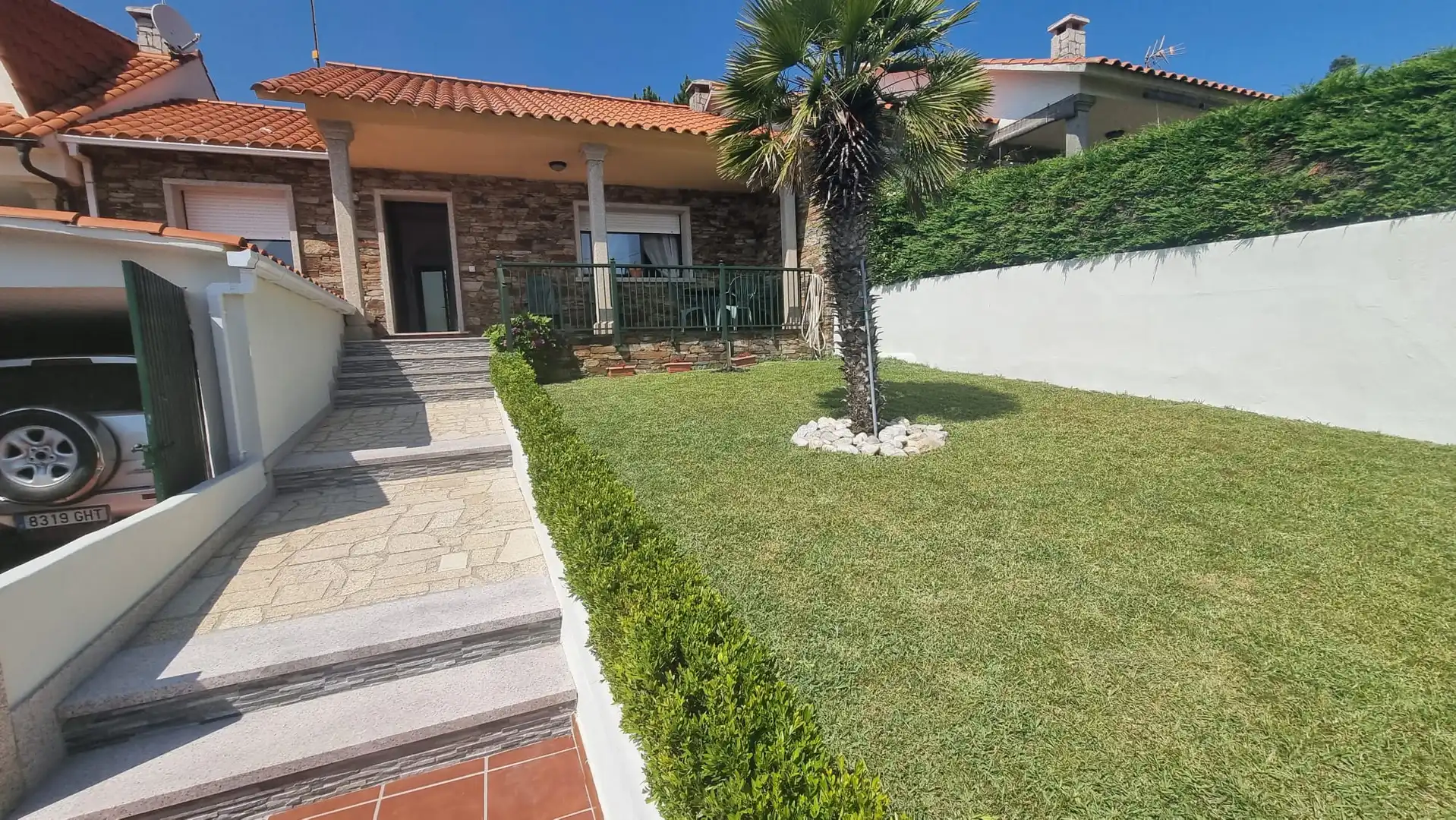 Garden of Detached homes for rent in Sanxenxo  with Private garden, Terrace and Furnished