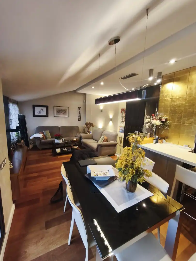 Sala de estar de Dúplex en venta en Matadepera con Terraza, Trastero y Amueblado