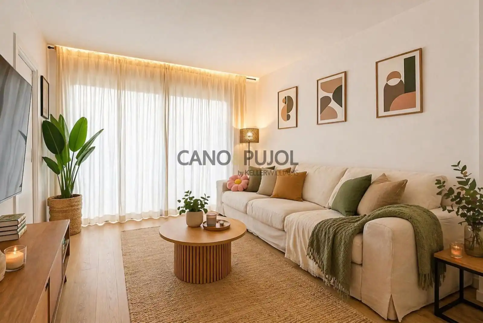 Sala d'estar de Pis en venda en Montcada i Reixac amb Aire condicionat, Calefacció i Terrassa