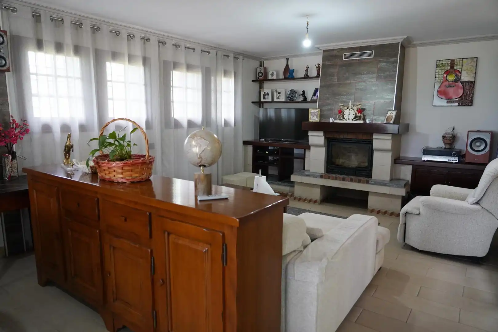 Wohnzimmer von Country house zum Verkauf in Granollers mit Klimaanlage, Privatgarten und Terrasse