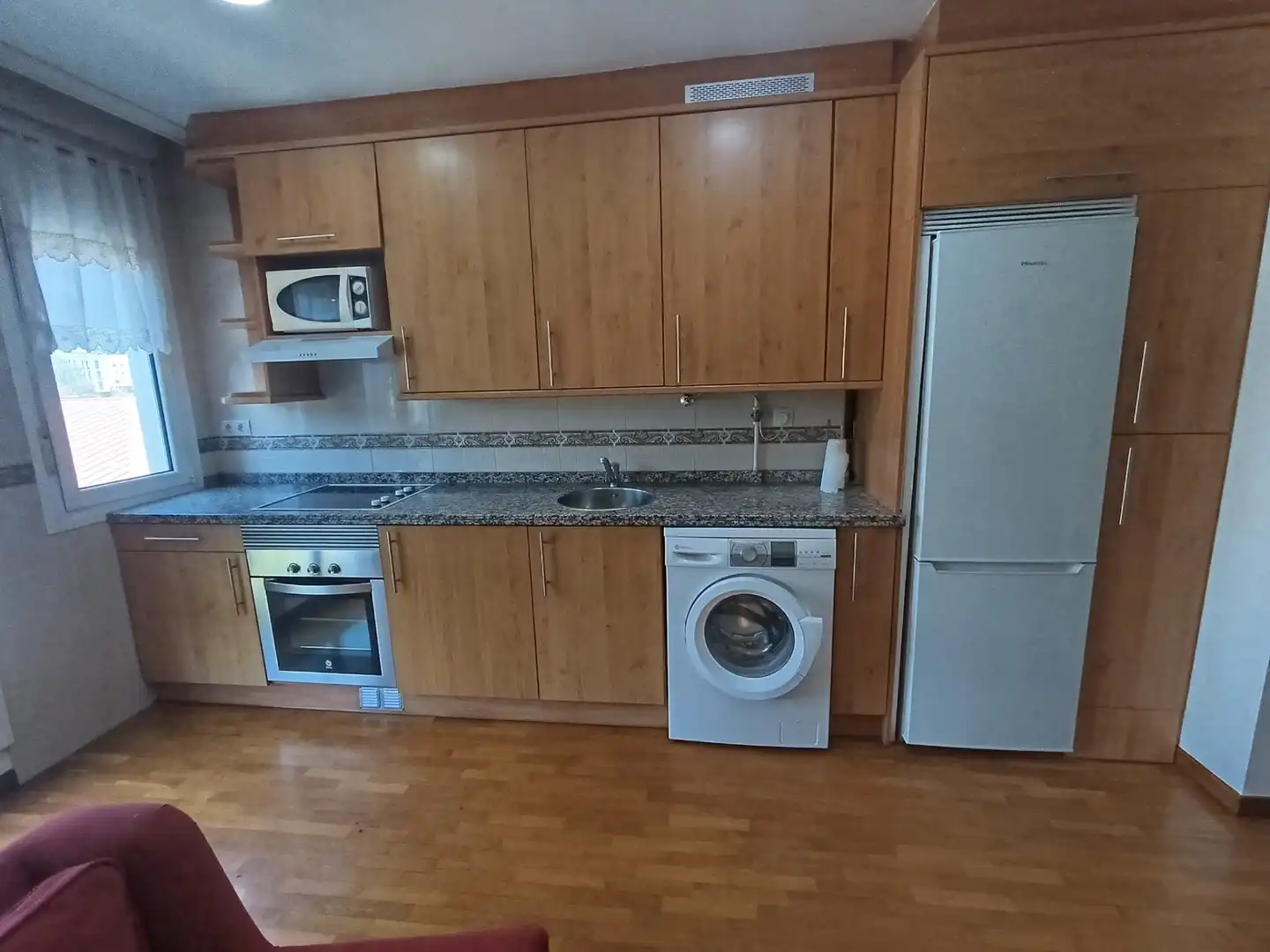 Kitchen of Apartments for rent in Gijón   with Heating, Storage room and Furnished