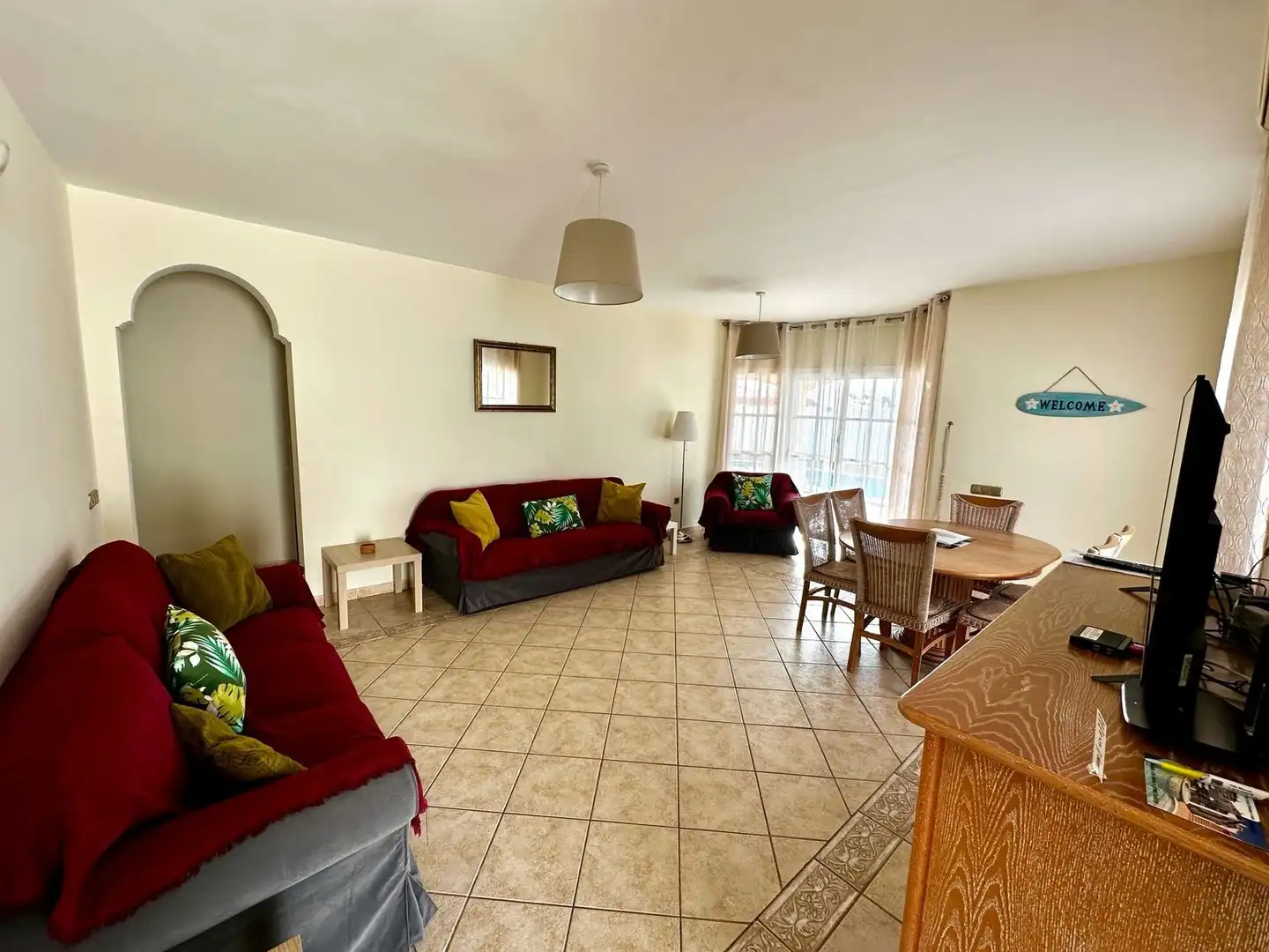 Sala d'estar de Casa o xalet en venda en Antigua amb Aire condicionat, Jardí privat i Traster