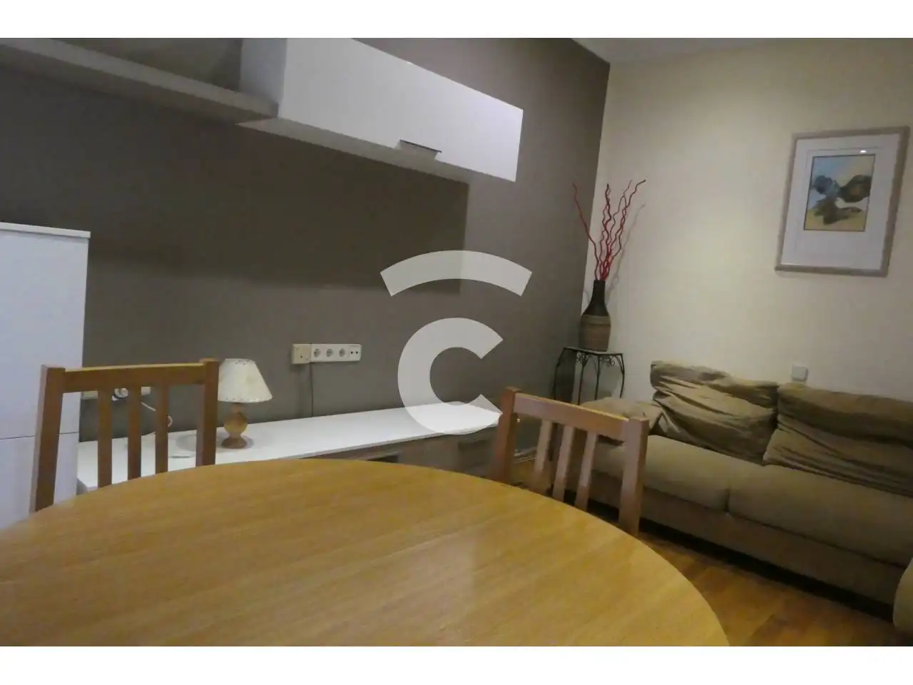 Sala d'estar de Pis de lloguer en Vic amb Calefacció i Parquet