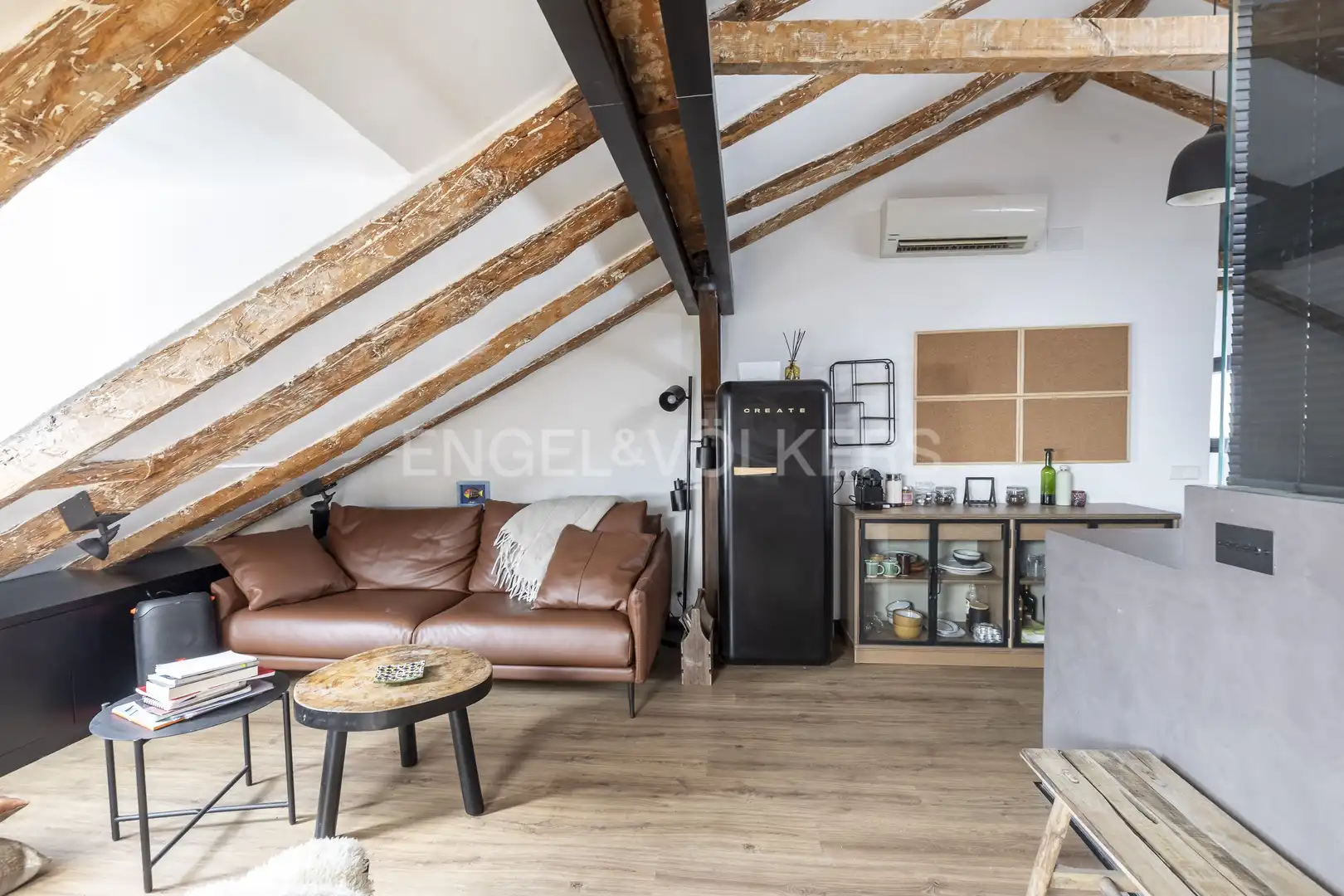 Wohnzimmer von Wohnung zur Miete in Madrid mit Klimaanlage, Heizung und Möbliert