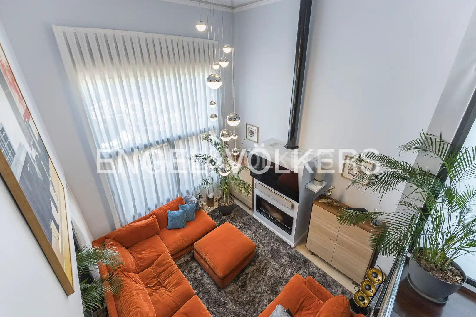 Living room of Houses for sale in Castelldefels  with Air Conditioner, Heating and Private garden