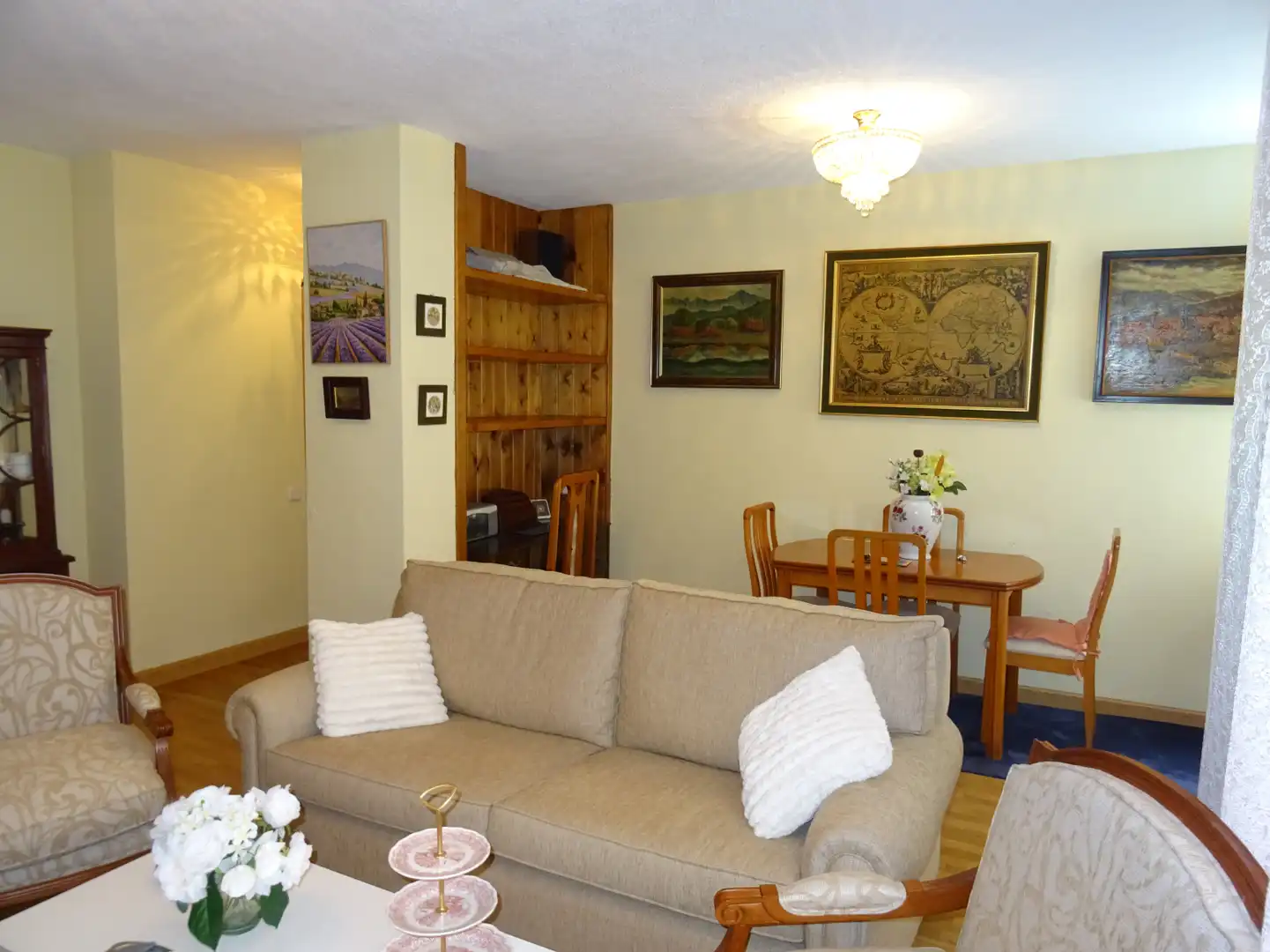 Living room of Flat for rent in Madrid  with Heating and Terrace