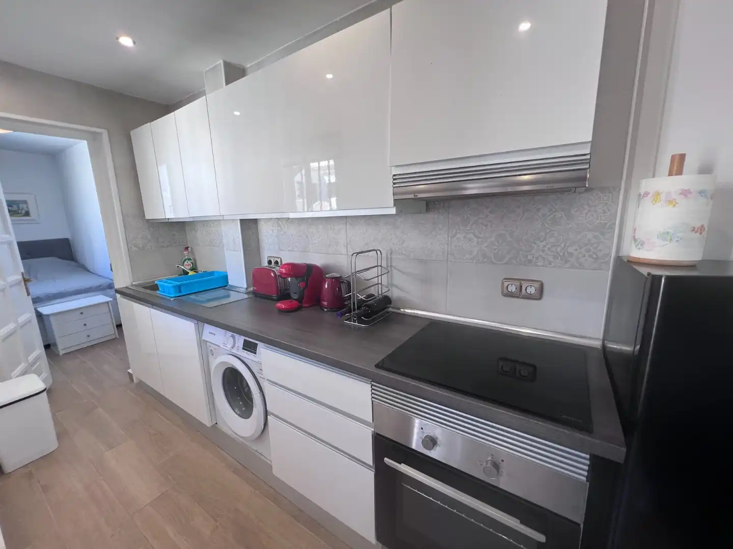 Kitchen of Flat for rent in Estepona  with Air Conditioner, Internet and Community pool