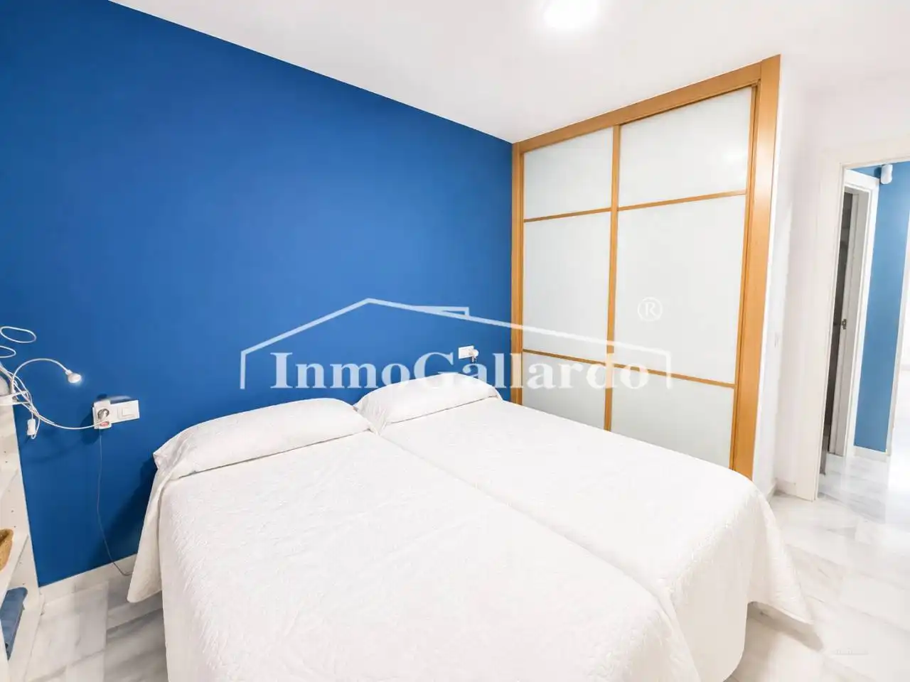 Schlafzimmer von Wohnung zum Verkauf in Málaga mit Klimaanlage, Heizung und Terrasse