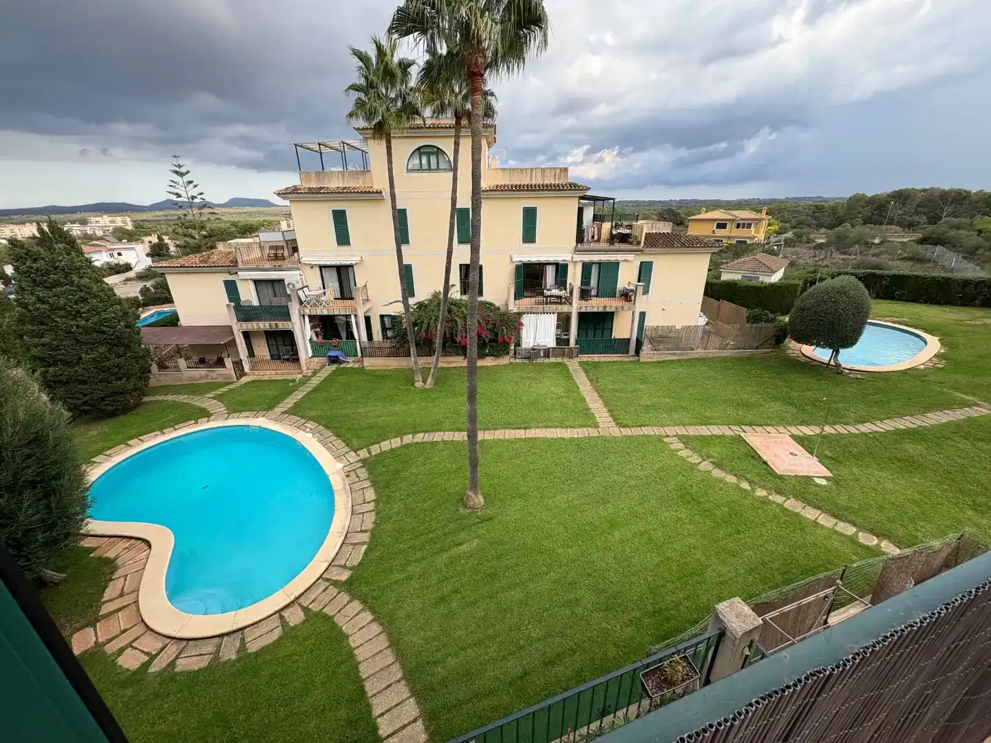 Garden of Flat for sale in Llucmajor  with Air Conditioner, Swimming Pool and Balcony