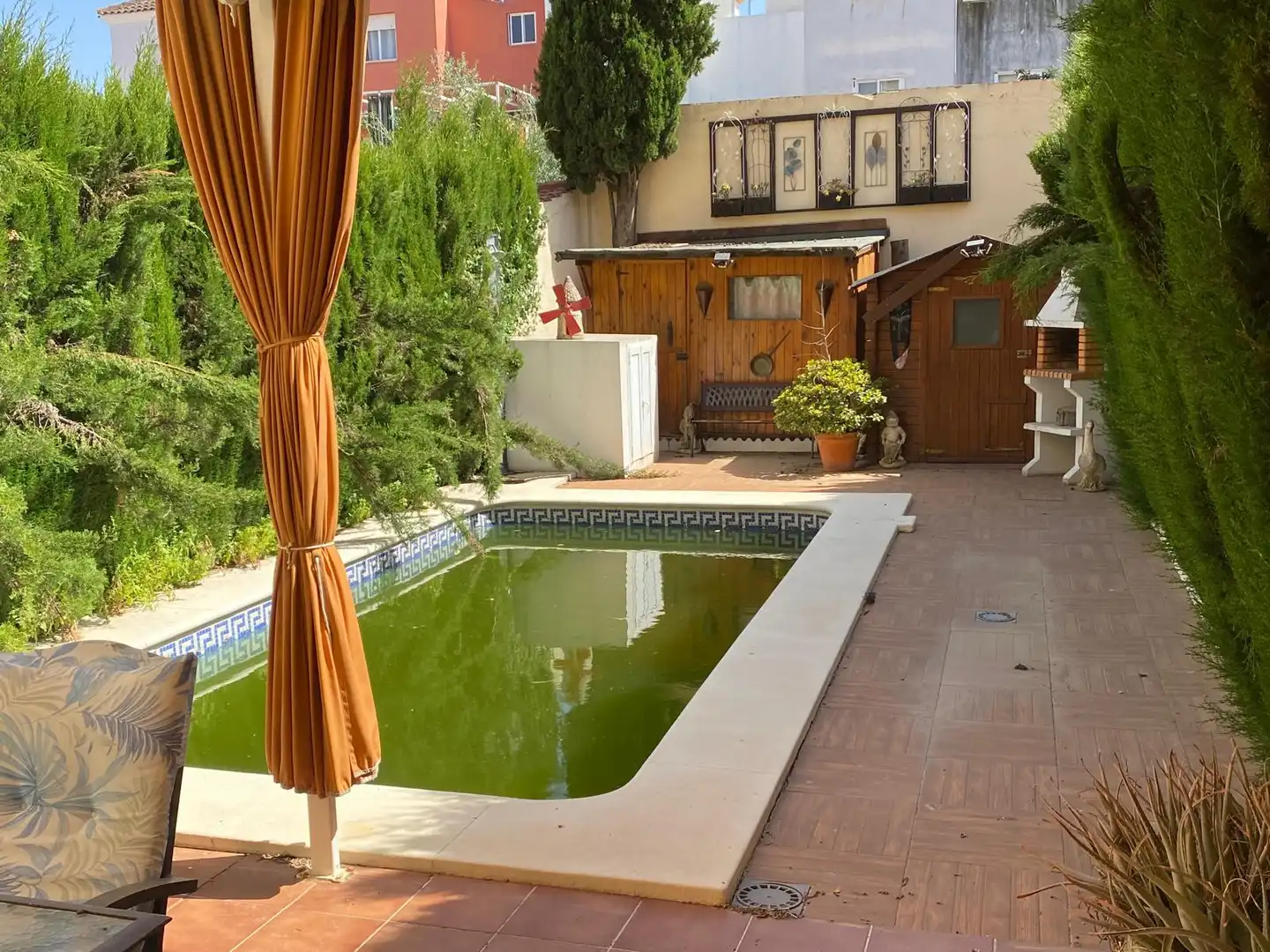 Piscina de Casa adosada en venta en Castilleja de Guzmán con Aire acondicionado, Terraza y Piscina