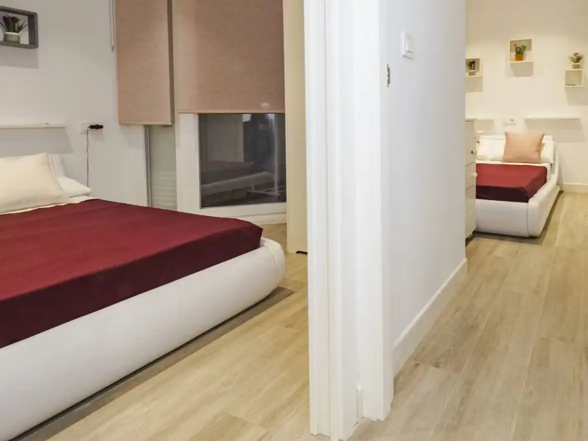 Bedroom of Flat for rent in Fuengirola  with Air Conditioner, Heating and Parquet flooring