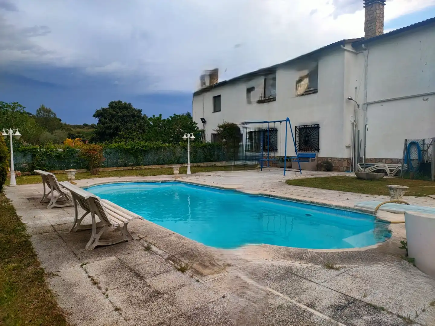 Piscina de Casa adosada en venta en Maçanet de la Selva con Aire acondicionado, Calefacción y Jardín privado