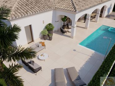 Chalet con piscina en venta en Lo Pagán