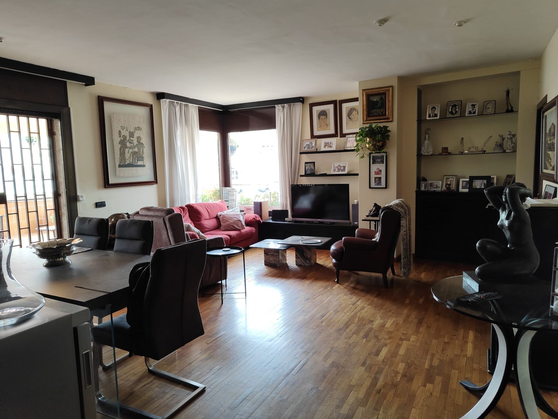 Sala d'estar de Àtic de lloguer amb opció a compra en  Barcelona Capital amb Aire condicionat, Calefacció i Terrassa