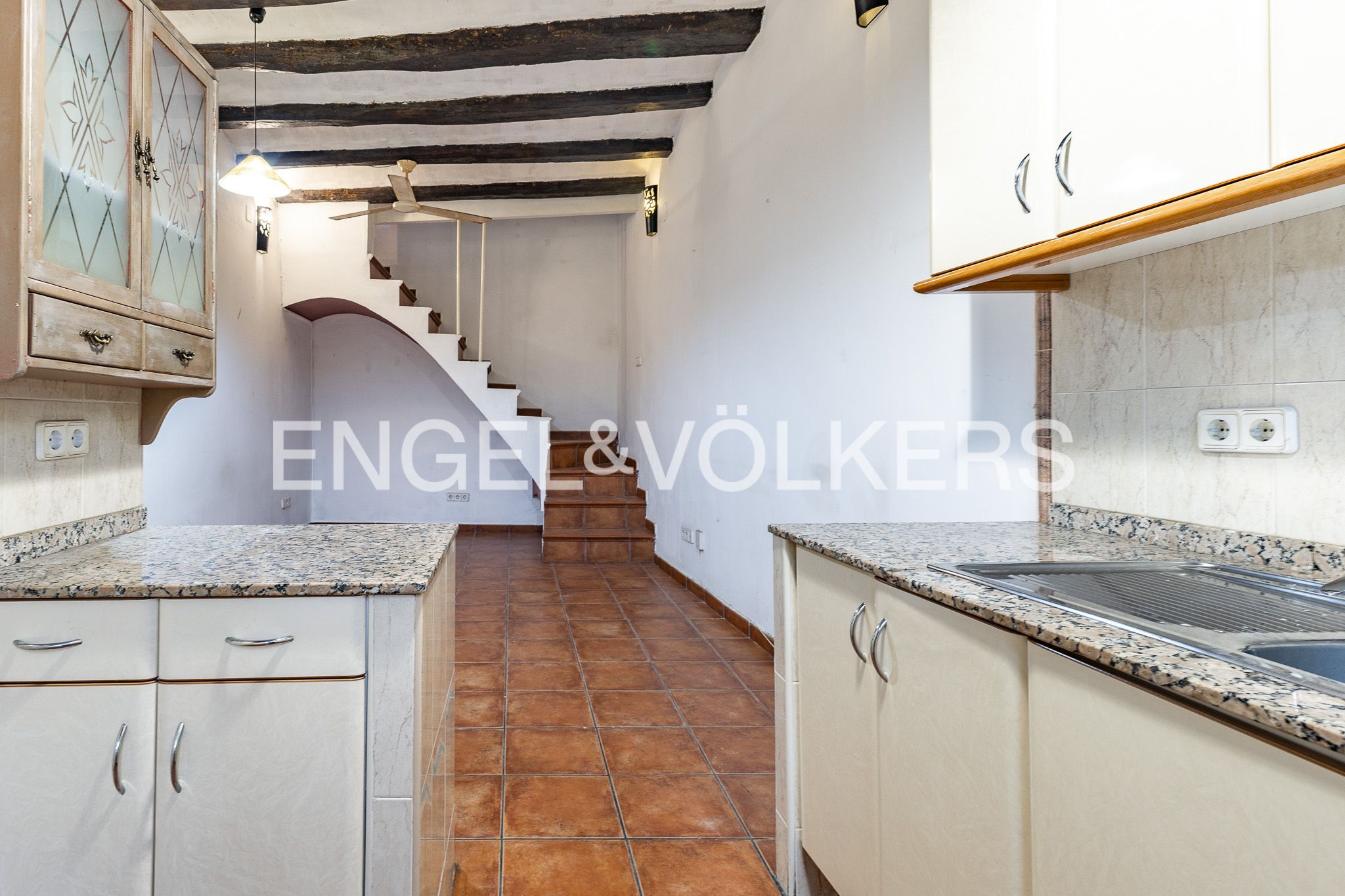 Kitchen of Apartment for sale in Badalona  with Heating and Balcony