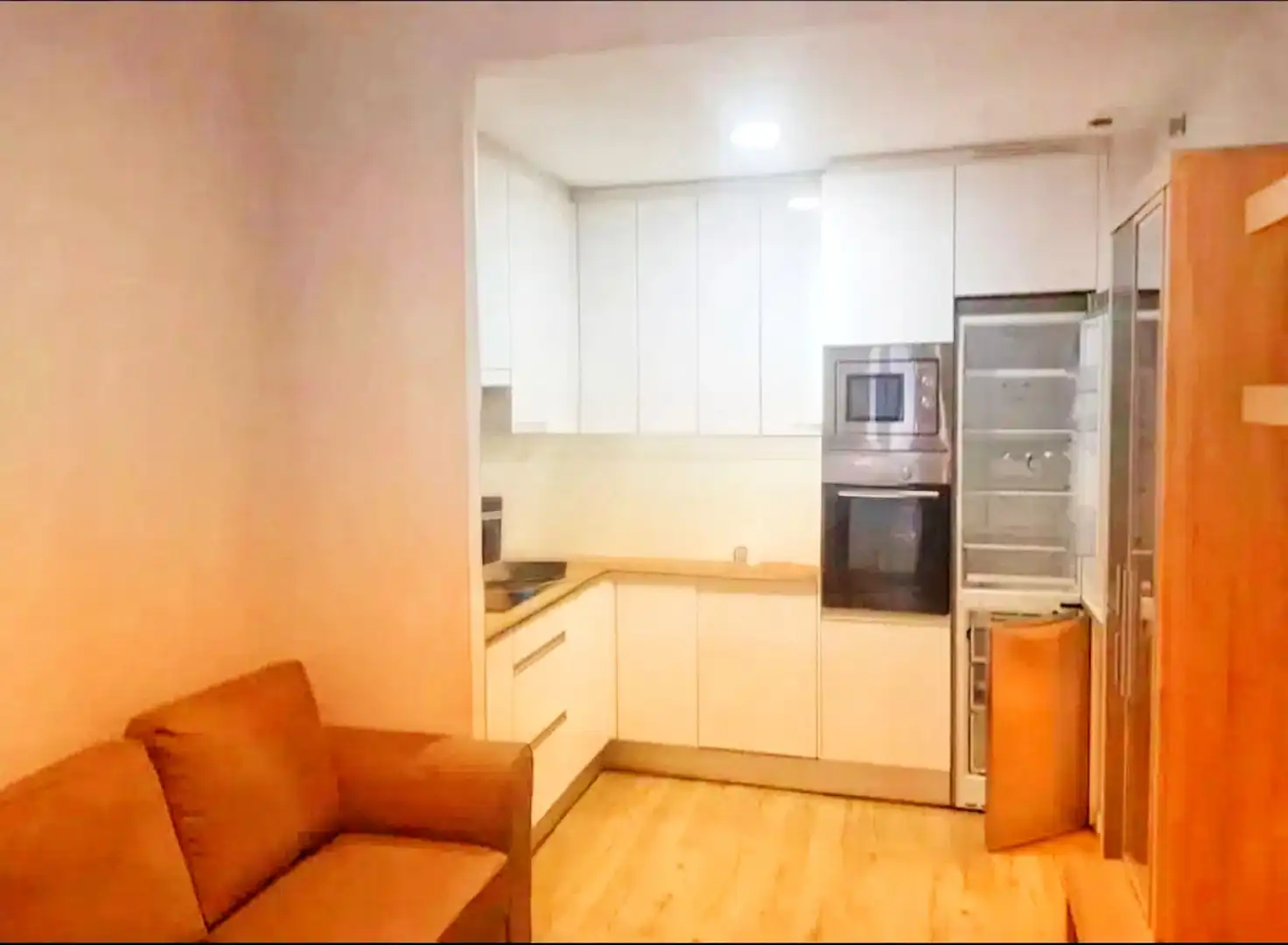 Kitchen of Flat for sale in Oviedo   with Heating and Swimming Pool