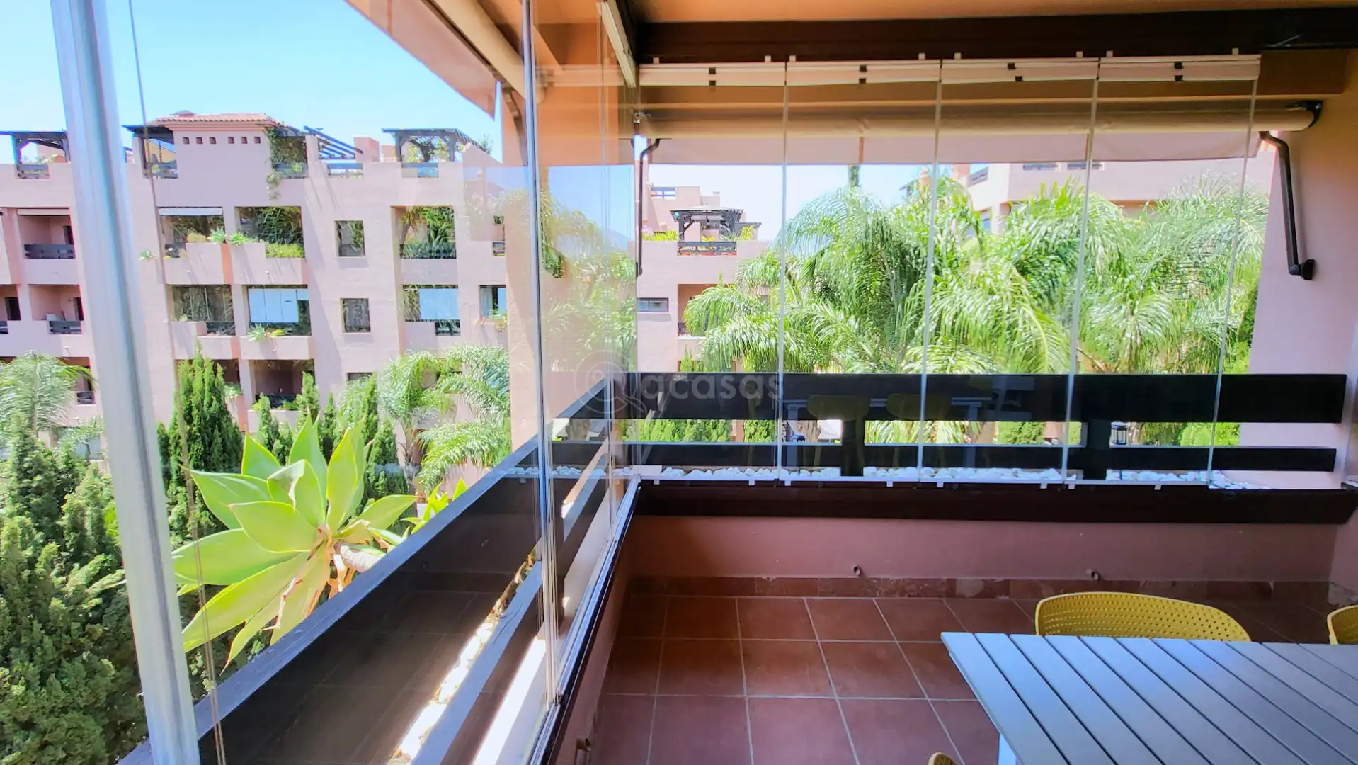 Terrace of Flat for sale in Benalmádena  with Air Conditioner, Terrace and Furnished