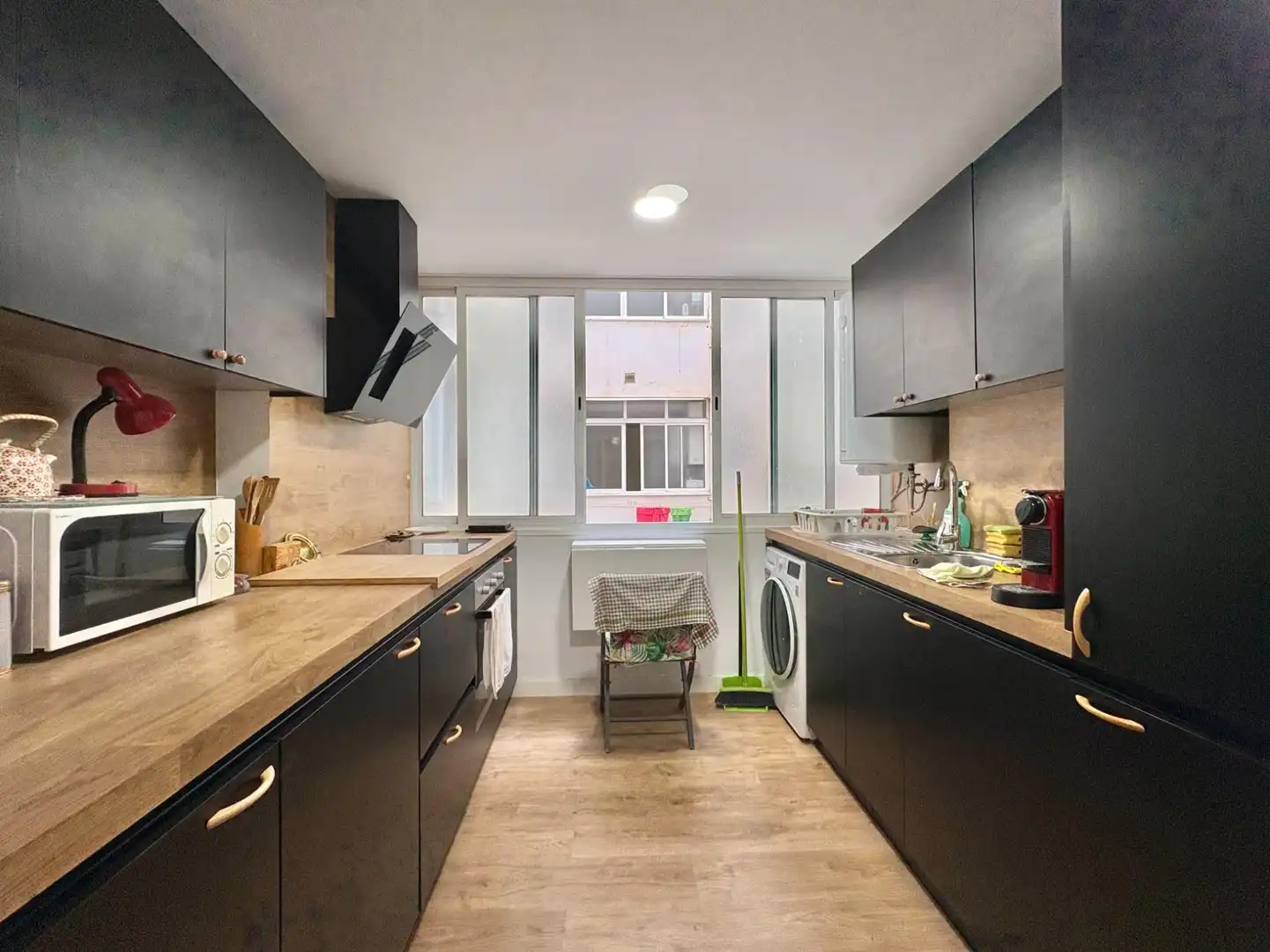Kitchen of Flat for sale in Málaga  with Air Conditioner, Terrace and Furnished