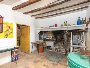 Cocina de Finca rústica en venta en Agost con Jardín privado, Terraza y Piscina