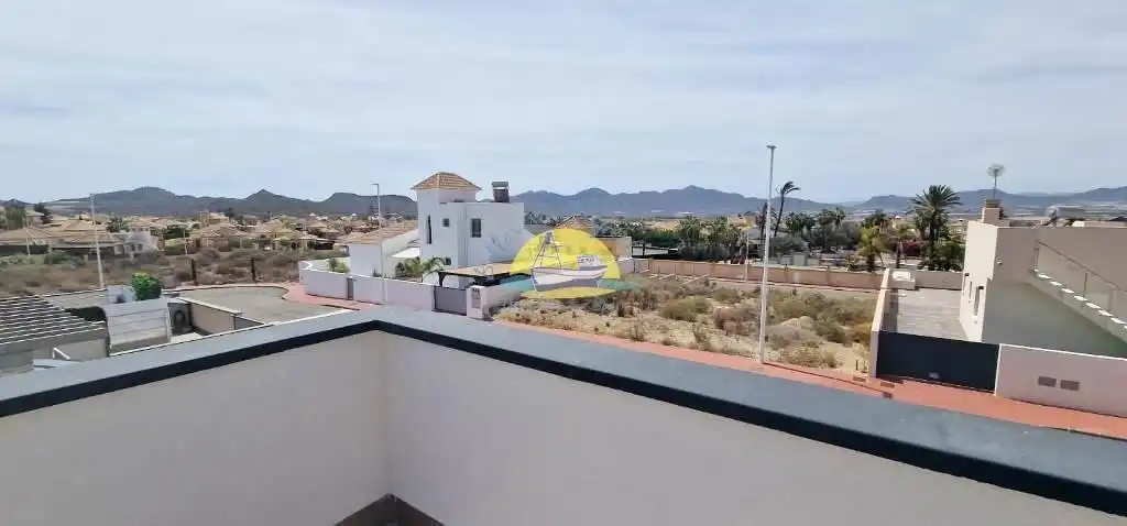 Terraza de Casa o chalet en venta en Mazarrón con Jardín privado, Terraza y Piscina