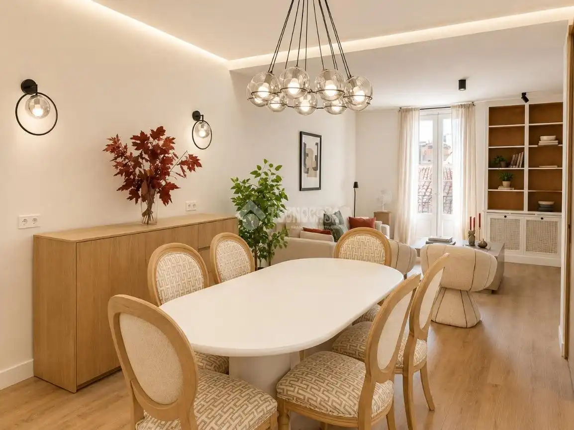 Esszimmer von Wohnung zum Verkauf in Madrid mit Klimaanlage, Balkon und Alarm