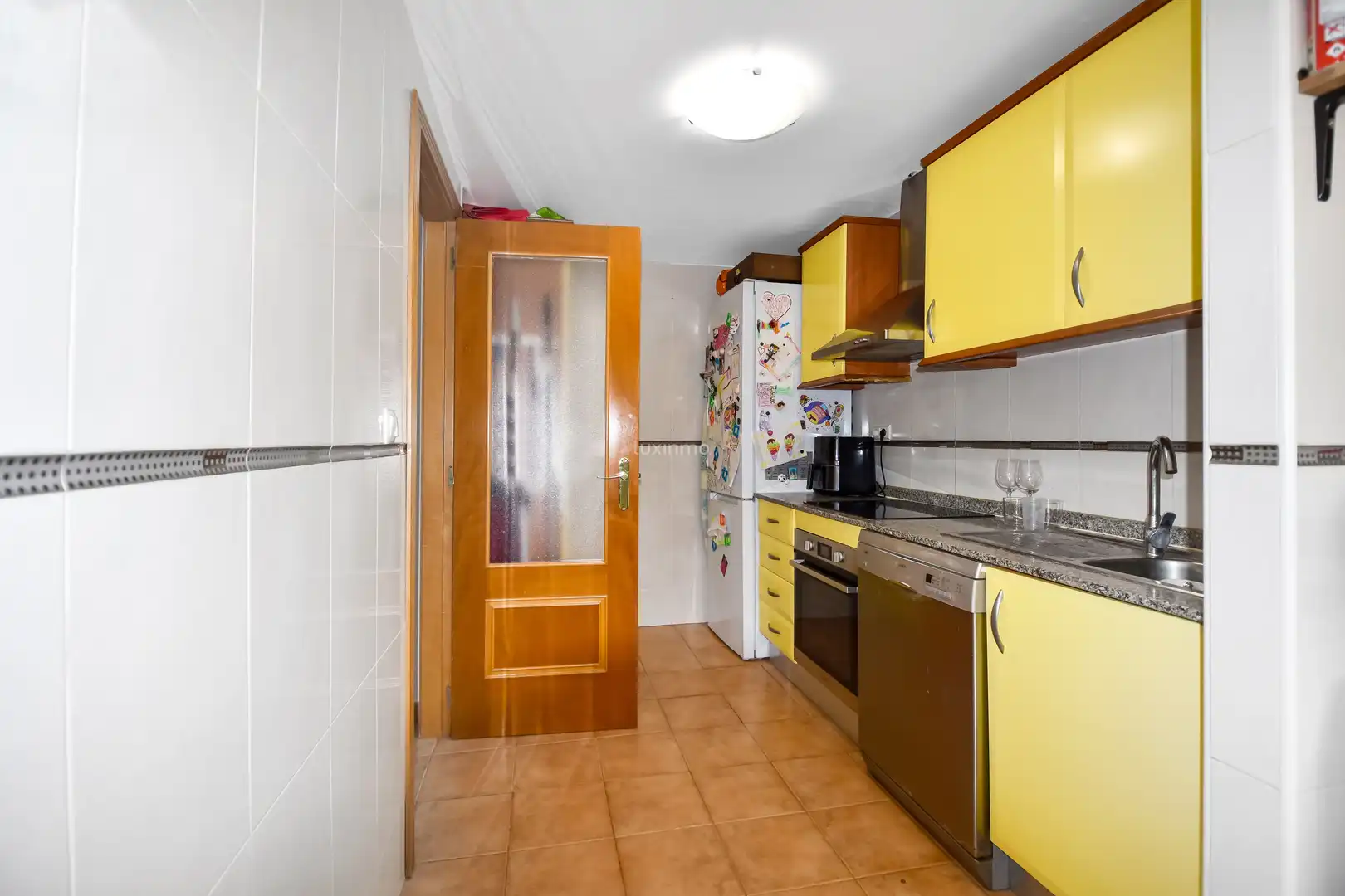 Kitchen of Flat for sale in Finestrat  with Air Conditioner, Private garden and Terrace