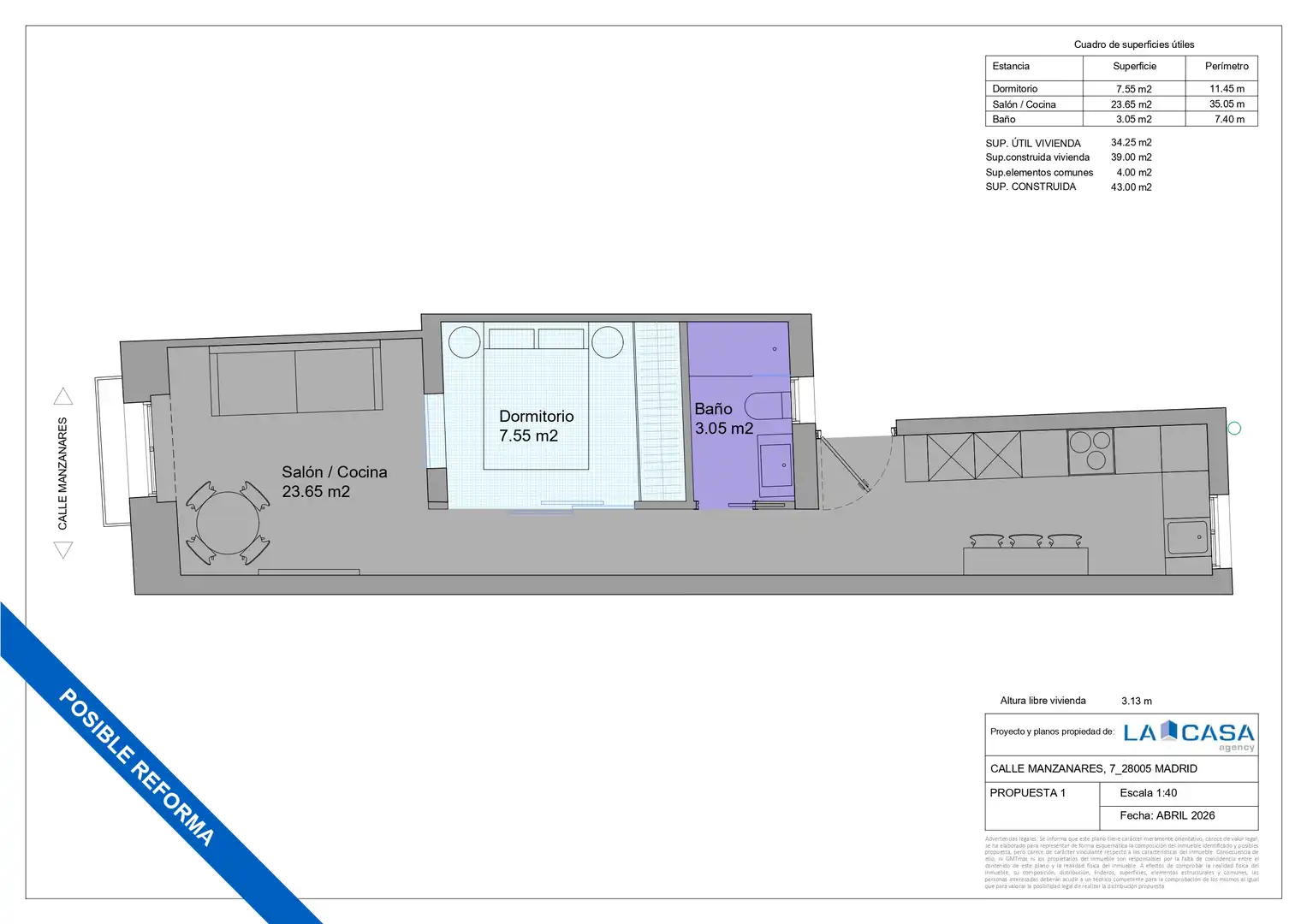 Wohnung mit Terrasse zum Verkauf in Calle de Manzanares, imagen 39
