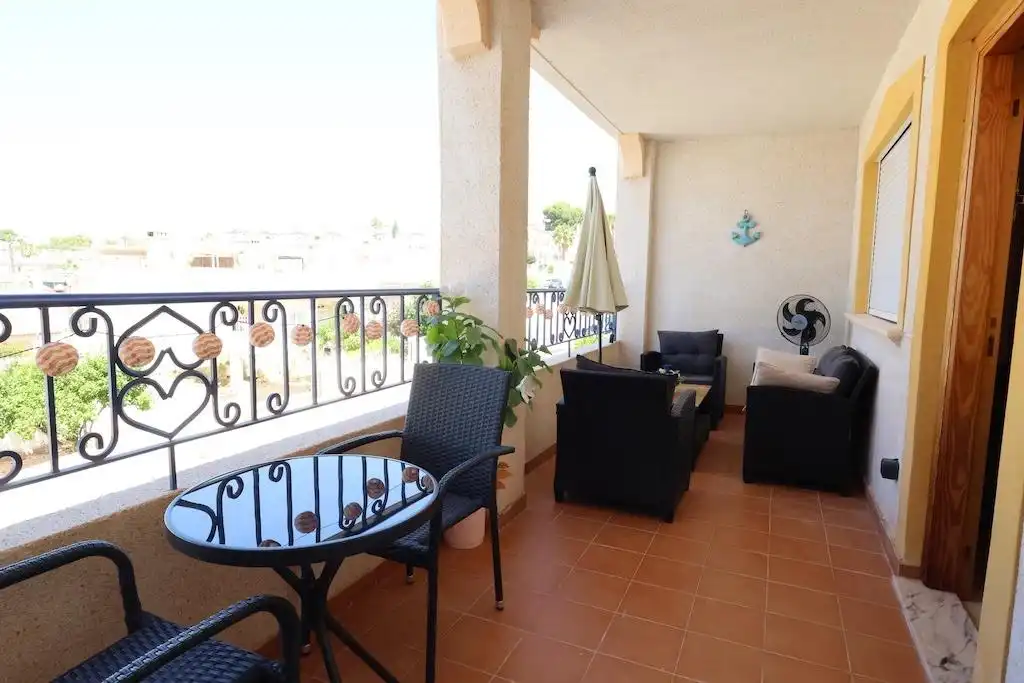 Terrace of Apartments for rent in Orihuela  with Air Conditioner, Furnished and Community pool
