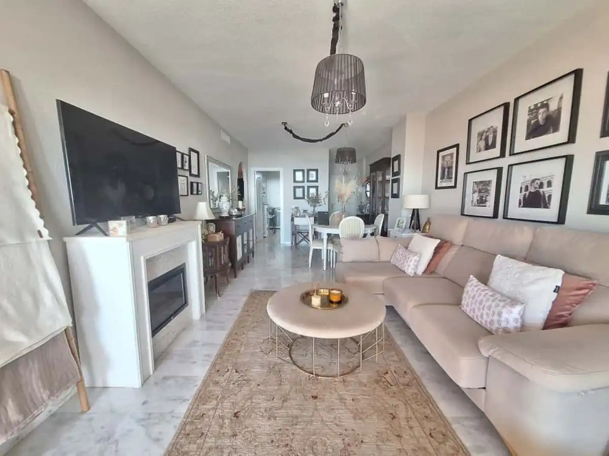Sala de estar de Apartamento en venta en Marbella