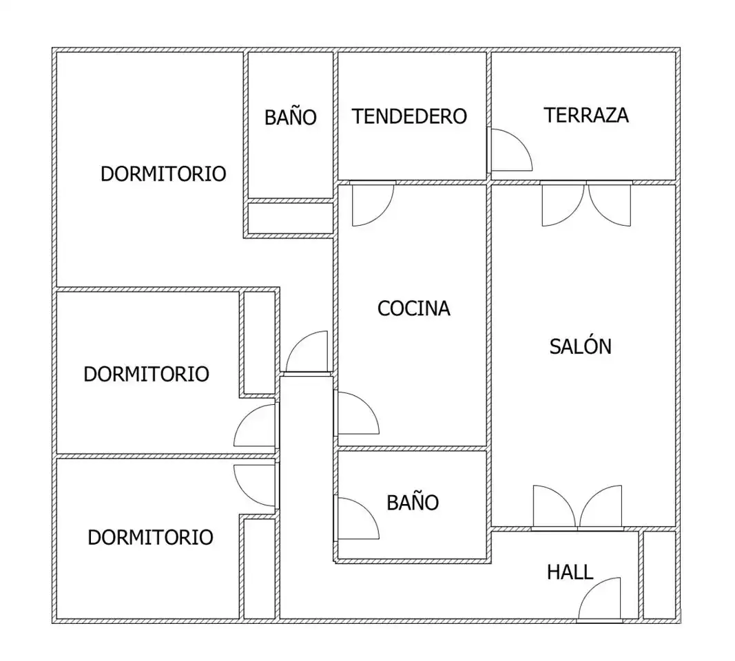 Wohnung zum Verkauf in Cobeja mit Klimaanlage, Heizung und Terrasse