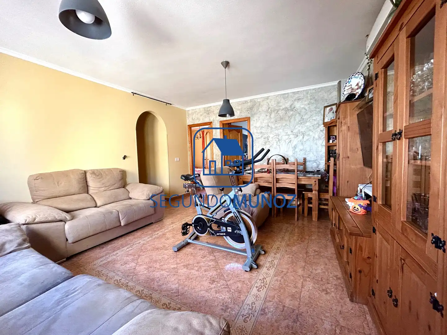Sala de estar de Casa o chalet en venta en Mazarrón con Aire acondicionado, Terraza y Trastero