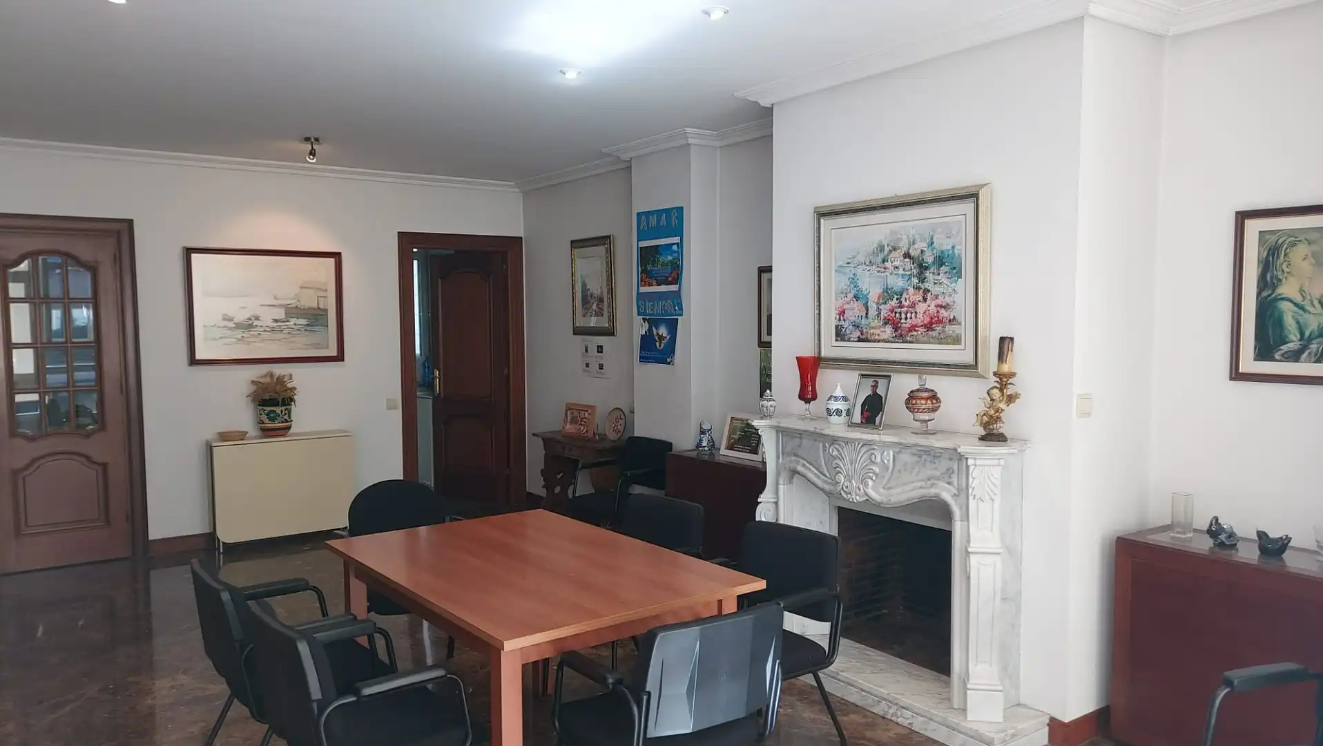 Dining room of Flat for sale in Vigo   with Heating, Private garden and Terrace