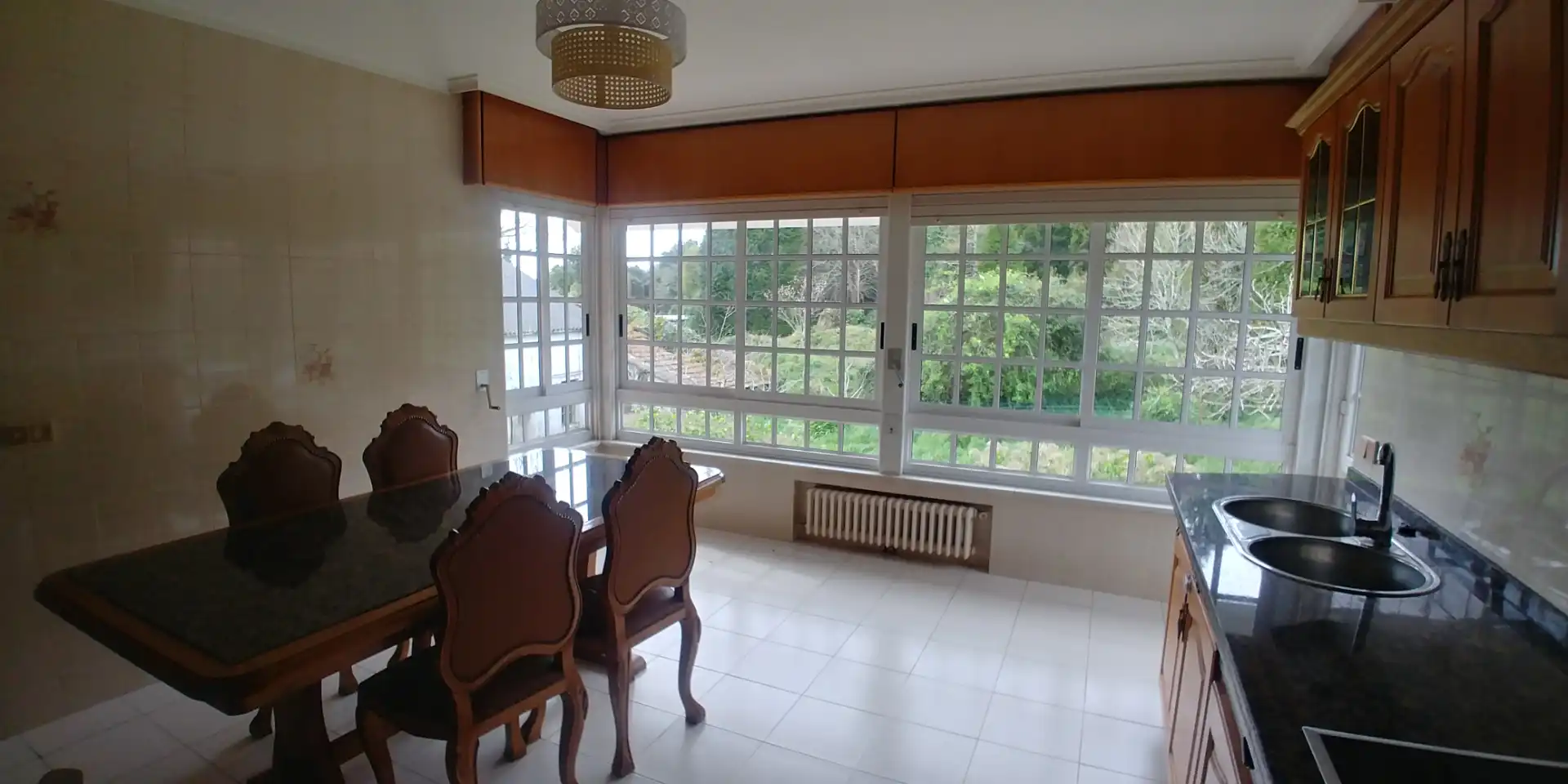 Dining room of Houses for sale in Oleiros  with Heating, Private garden and Storage room