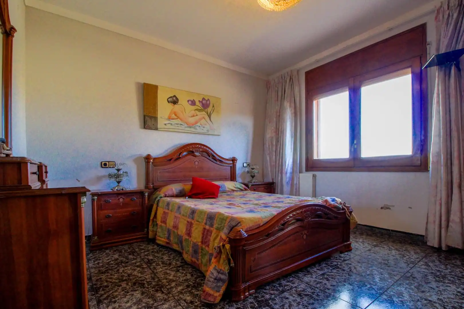 Dormitori de Casa adosada en venda en Cabanes (Girona) amb Jardí privat, Traster i Moblat