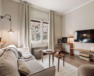 Sala d'estar de Apartament per a compartir en  Barcelona Capital amb Terrassa