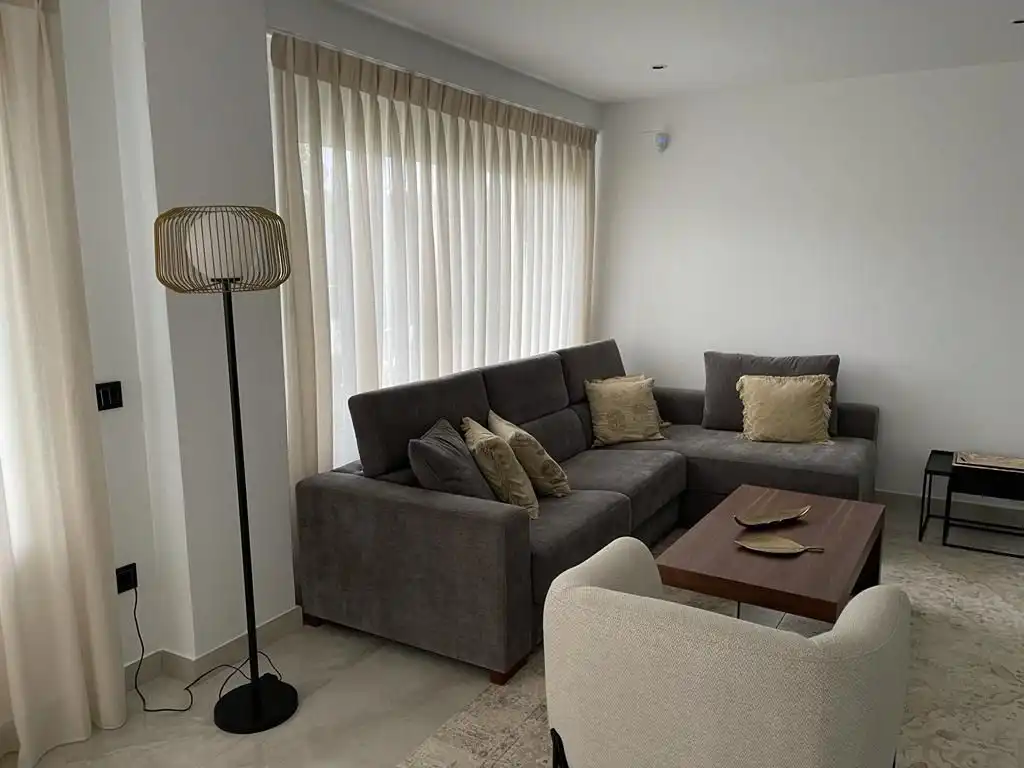 Sala d'estar de Casa o xalet en venda en Sant Joan d'Alacant amb Aire condicionat, Terrassa i Piscina