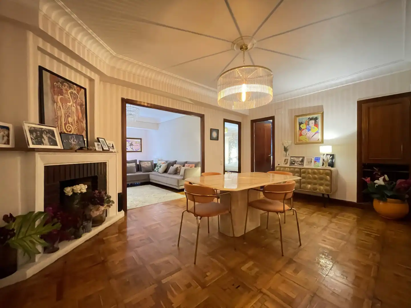 Comedor de Piso de alquiler en Donostia - San Sebastián  con Calefacción, Amueblado y Balcón
