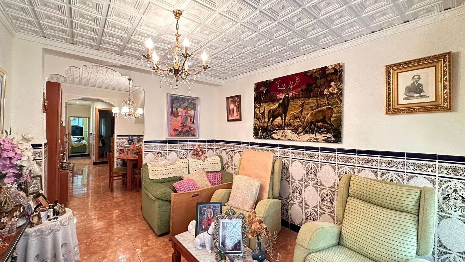 Living room of House or chalet for sale in Benimodo  with Air Conditioner, Terrace and Storage room