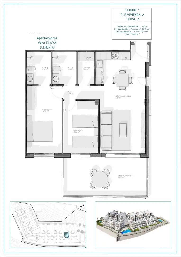 Appartement avec piscine à vendre à Las Salinas, imagen 9