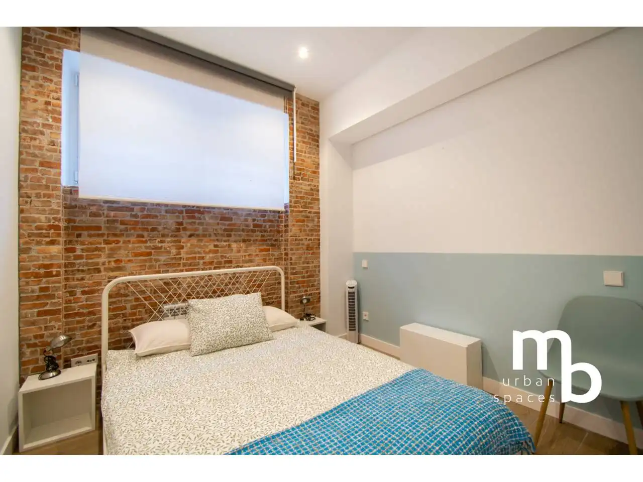 Habitación de Apartamento de alquiler en Madrid con Aire acondicionado, Calefacción y Amueblado