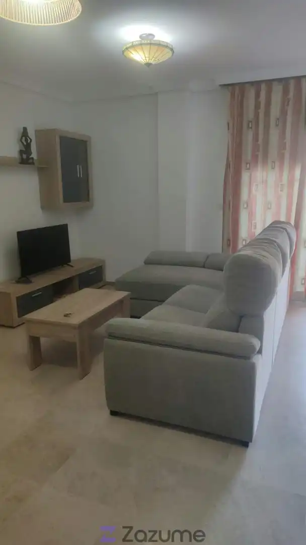 Living room of Flat for rent in Roquetas de Mar  with Air Conditioner, Heating and Terrace