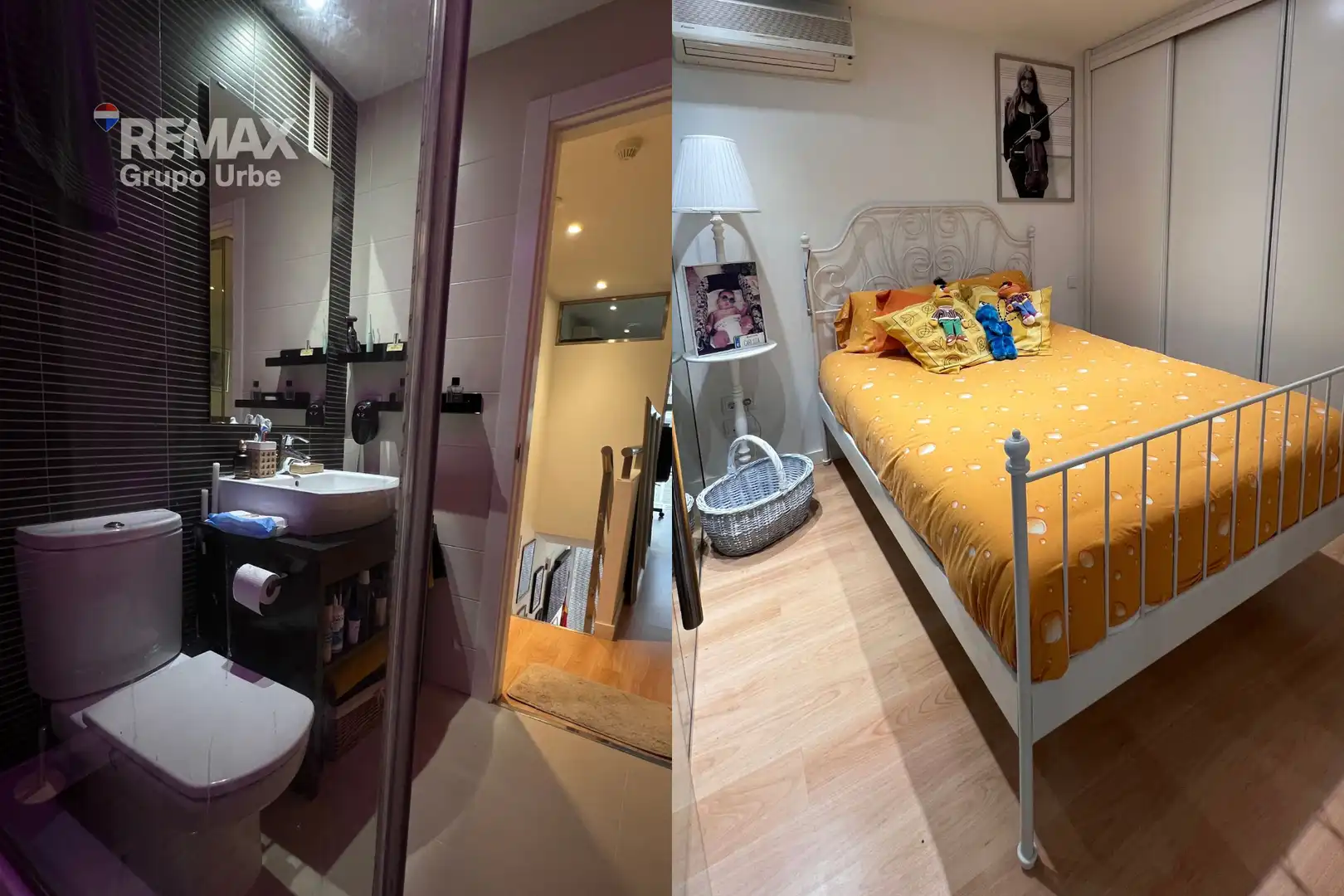 Dormitori de Dúplex de lloguer en Madrid amb Aire condicionat, Calefacció i Terrassa