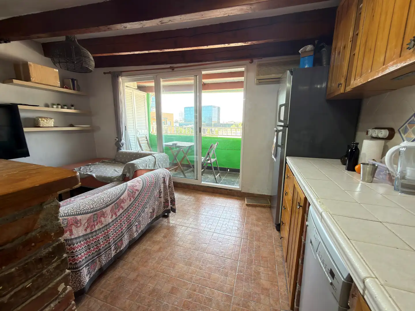 Bedroom of Attic for sale in Barcelona  with Air Conditioner, Heating and Terrace