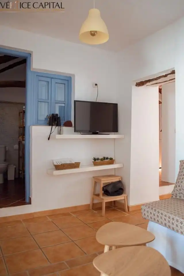 Living room of Houses for sale in Villanueva de Algaidas  with Air Conditioner, Terrace and Swimming Pool