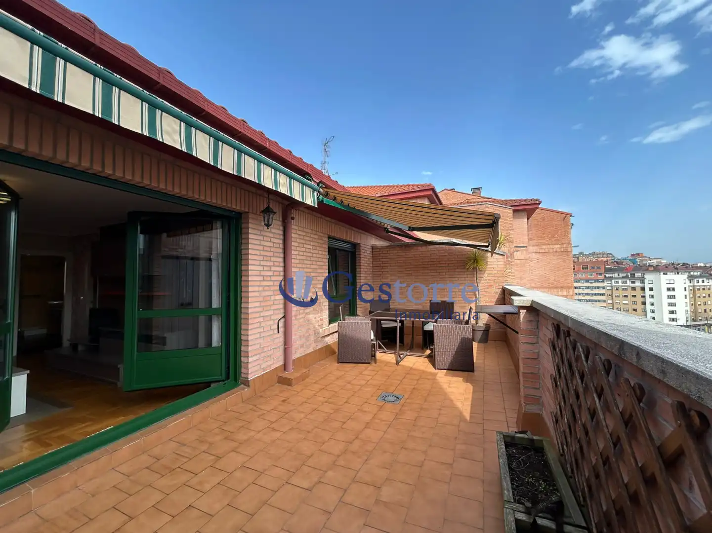 Terrace of Attic for rent in Oviedo   with Heating, Parquet flooring and Terrace