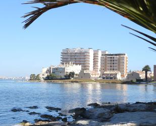 Exterior view of Flat for sale in La Manga del Mar Menor  with Heating, Terrace and Furnished
