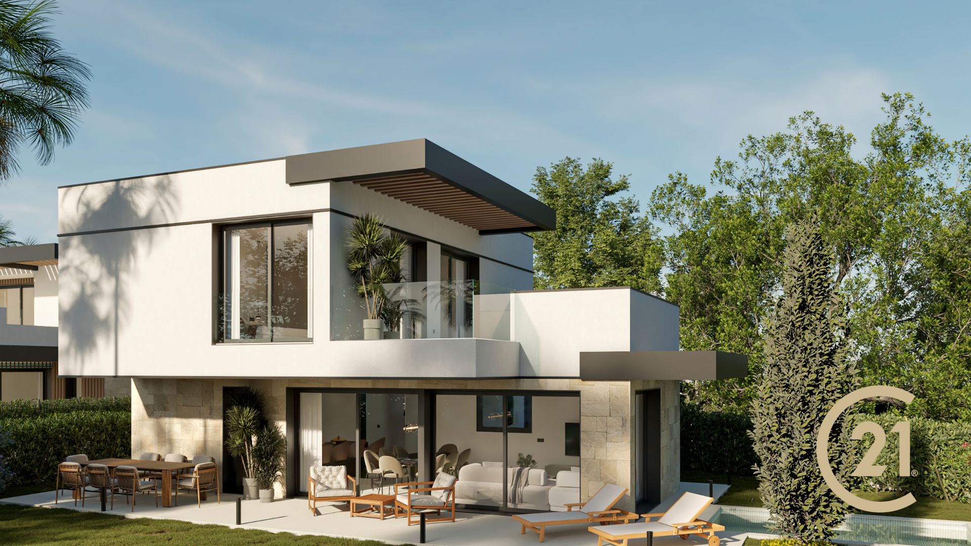 Vista exterior de Casa o chalet en venta en Estepona con Aire acondicionado, Calefacción y Jardín privado
