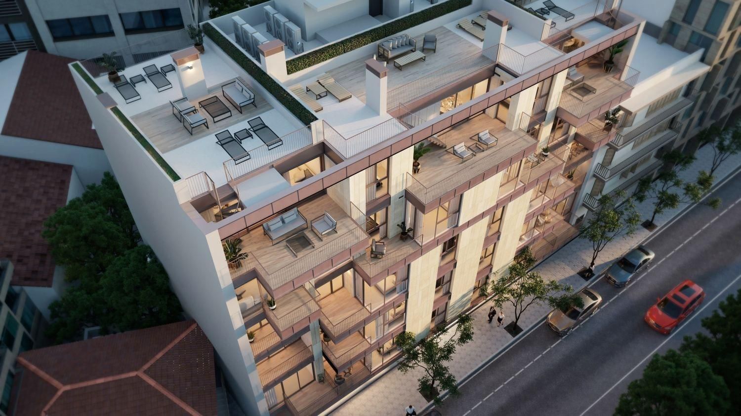 Vista exterior de Apartament en venda en  Palma de Mallorca amb Aire condicionat, Calefacció i Jardí privat