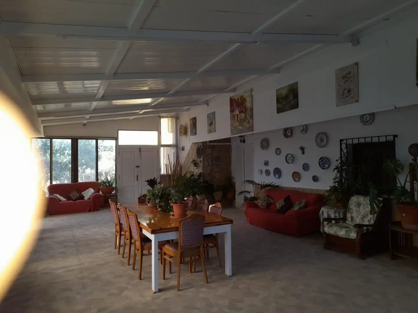 Menjador de Casa o xalet en venda en Flix amb Jardí privat, Terrassa i Traster